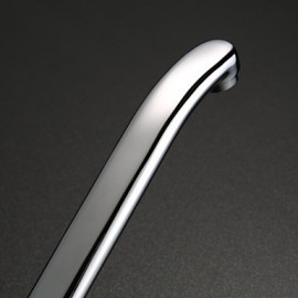 Zeitgenössisch Standard Spout deckenmontiert drehbarer with Keramisches Ventil Einhand Ein Loch for Chrom, Waschbecken Wasserhahn /