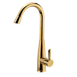 Zeitgenössisch Hoch / High-Arc Mittellage drehbarer with Keramisches Ventil Einhand Ein Loch for Gebürsteter Nickel, Armatur für die