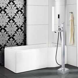 Zeitgenössisch / Art déco/Retro / Modern Badewanne & Dusche Breite spary / Handdusche inklusive / Bodenstand / Mit ausziehbarer Brause