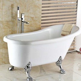 Zeitgenössisch / Art déco/Retro / Modern Badewanne & Dusche Breite spary / Handdusche inklusive / Bodenstand / Mit ausziehbarer Brause