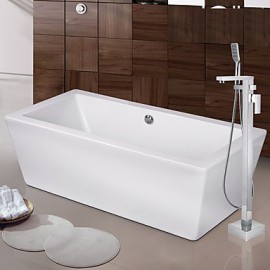 Zeitgenössisch / Art déco/Retro / Modern Badewanne & Dusche Breite spary / Handdusche inklusive / Bodenstand / Mit ausziehbarer Brause