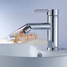 moderne Messing Bidet-Armatur - Chrom-Finish