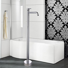 Zeitgenössisch / Art déco/Retro / Modern Badewanne & Dusche Breite spary / Bodenstand with Keramisches Ventil Einhand Ein Loch for Chrom