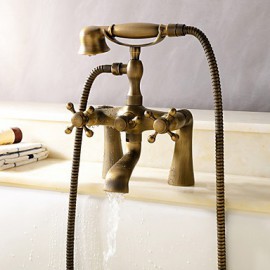 centerset altmessing Badewanne Wasserhahn