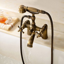 centerset altmessing Badewanne Wasserhahn