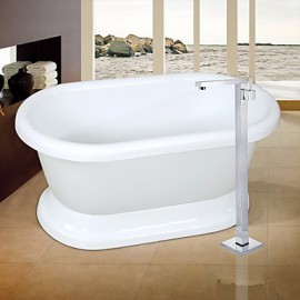 Zeitgenössisch / Art déco/Retro / Modern Badewanne & Dusche Breite spary / Handdusche inklusive / Bodenstand with Keramisches Ventil