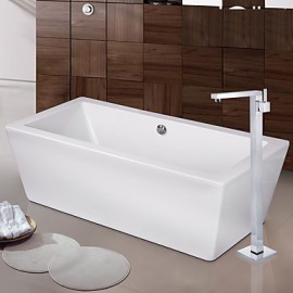 Zeitgenössisch / Art déco/Retro / Modern Badewanne & Dusche Breite spary / Handdusche inklusive / Bodenstand with Keramisches Ventil
