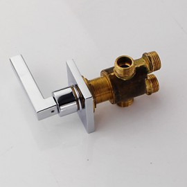 Zeitgenössisch / Art déco/Retro / Modern Badewanne & DuscheWasserfall / Regendusche / Breite spary / Handdusche inklusive / Mit