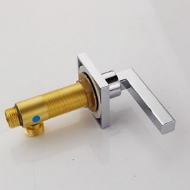 Zeitgenössisch / Art déco/Retro / Modern Badewanne & DuscheWasserfall / Regendusche / Breite spary / Handdusche inklusive / Mit