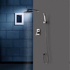 Duscharmaturen, Moderne with Chrom Ein Griff Vier Löcher, Feature for Wand