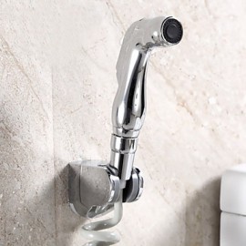 Zeitgenössisch Wandmontage Mit ausziehbarer Brause with Messingventil Zwei Griffe Ein Loch for Chrom, Bidet Wasserhahn