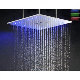 Zeitgenössisch / Modern Duschsystem LED / Regendusche / Breite spary / Handdusche inklusive with Keramisches Ventil Einhand-Vierlochfor