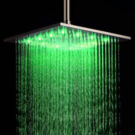 Zeitgenössisch Regendusche Gebürstet Feature for LED / Regenfall , Duschkopf