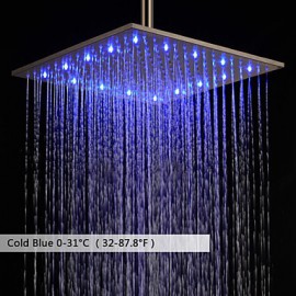 Zeitgenössisch Regendusche Gebürstet Feature for LED / Regenfall , Duschkopf