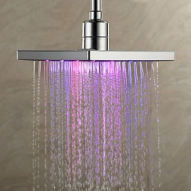 Zeitgenössisch Regendusche Chrom Feature for LED / Regenfall , Duschkopf