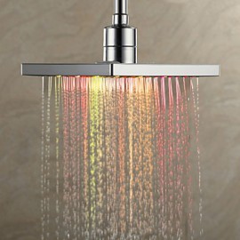 Zeitgenössisch Regendusche Chrom Feature for LED / Regenfall , Duschkopf