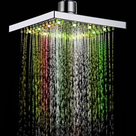 Zeitgenössisch Regendusche Chrom Feature for LED / Regenfall , Duschkopf