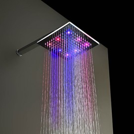 Zeitgenössisch Regendusche Chrom Feature for LED / Regenfall , Duschkopf