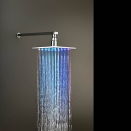 Zeitgenössisch Regendusche Chrom Feature for LED / Regenfall , Duschkopf