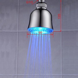 3-Zoll-abs Duschkopf mit Farbwechsel LED-Licht