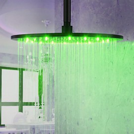 monochrome LED-Duschkopf Top-Spray-Spritzdüse (monochrom) (16 Zoll)