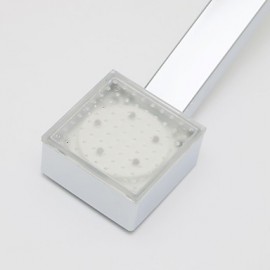 Zeitgenössisch Handdusche Chrom Feature for LED / Regenfall , Duschkopf