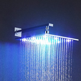 Zeitgenössisch Regendusche Chrom Feature for LED / Regenfall , Duschkopf