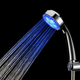 Zeitgenössisch Handdusche Chrom Feature for LED , Duschkopf
