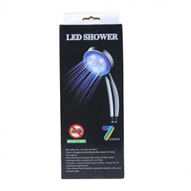 7 Farben LED Light Romantic Handwasser-Duschkopf
