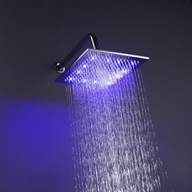 Zeitgenössisch Regendusche Chrom Feature for LED / Regenfall , Duschkopf