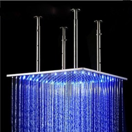 monochrome LED-Duschkopf Top-Spray-Spritzdüse (monochrom) (20 Zoll)