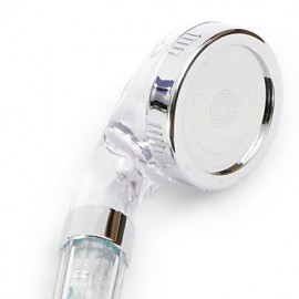 neue Anion Spa Kopfbrause Handwassersparende Badewanne mit Dusche Düse Sprinkler Sprayer Filter transparent