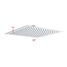 12 "Modern Design Ultradünne Edelstahl-Quadrat-Duschkopf