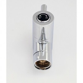 Chrom-G1 / 2 (1/2 '') t-Adapter, Messing Ventileinsatz aus Messing Dusche Wasserabscheider Bad Dusche oder Bidet