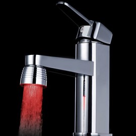 RGB-Farbtemperatursteuerung Universaladapter LED Spüle Wasserhahn NOZZL (Wassertemperatur ändern)