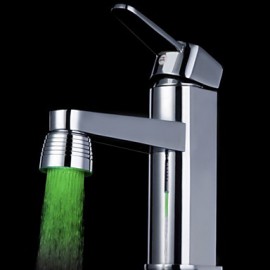 RGB-Farbtemperatursteuerung Universaladapter LED Spüle Wasserhahn NOZZL (Wassertemperatur ändern)