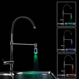 RGB-Farbtemperatursteuerung Universaladapter LED Spüle Wasserhahn NOZZL (Wassertemperatur ändern)
