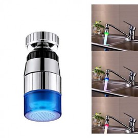 rgb 3 Farbtemperatur-Sensor Wasserhahn Küchenarmatur-Glühen-Dusche LED-Licht