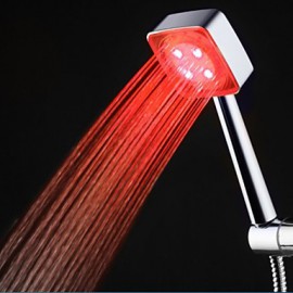 rote Farbe Küchenspüle Universaladapter LED Wasserhahn Düse (monochrom)