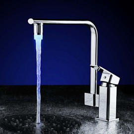 RGB-Farbtemperatursteuerung Universaladapter LED Spüle Wasserhahn NOZZL (Wassertemperatur ändern)