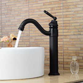 Antik Mittellage drehbarer with Keramisches Ventil Einhand Ein Loch for Bronze mit Ölschliff, Waschbecken Wasserhahn