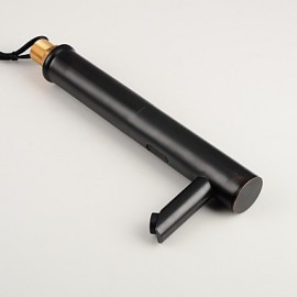 Zeitgenössisch Mittellage Sensor with Elektromagnetventil Hände frei Ein Loch for Bronze mit Ölschliff, Waschbecken Wasserhahn