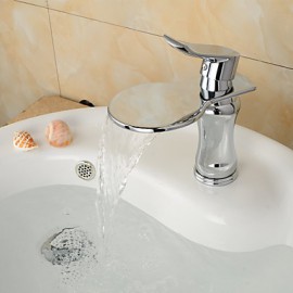 Zeitgenössisch - Wasserfall - Messing ( Chrom )