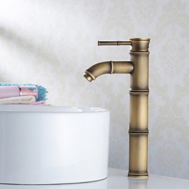 Antik Becken Einhand Ein Loch in Antikes Messing Waschbecken Wasserhahn