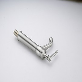 Zeitgenössisch Becken Thermostatische with Keramisches Ventil Einhand Ein Loch for Gebürsteter Nickel, Waschbecken Wasserhahn