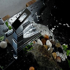 Zeitgenössisch - Wasserfall - Messing (Chrom)