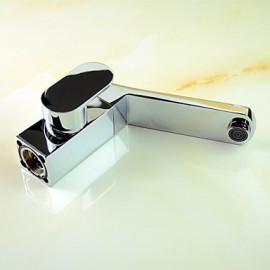 Zeitgenössisch Becken Breite spary with Keramisches Ventil Einhand Ein Loch for Chrom, Waschbecken Wasserhahn