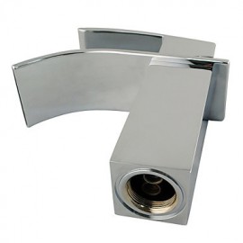 Zeitgenössisch Becken Wasserfall with Messingventil Einhand Ein Loch for Chrom, Badewannenarmaturen / Armatur für die Küche /