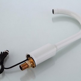 Zeitgenössisch / Rustikal Mittellage Sensor with Elektromagnetventil Hände frei Ein Loch for Korrektur Artikel, Waschbecken Wasserhahn