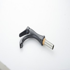 Zeitgenössisch Becken Thermostatische with Keramisches Ventil Einhand Ein Loch for Bronze mit Ölschliff, Waschbecken Wasserhahn